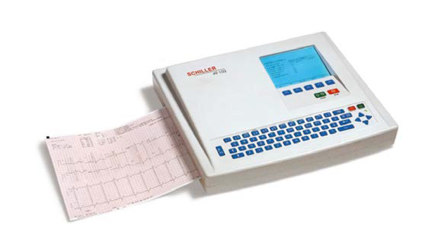 Schiller Cardiovit AT-102 ECG w/Interpretation, Memory & SCM