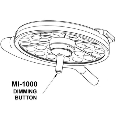 Bovie MI-1000 LED Surgery Light - Portable Floor Model