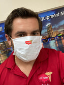 Eco-Friendly Reusable Cloth Face Masks with Custom Logo - Qty 100