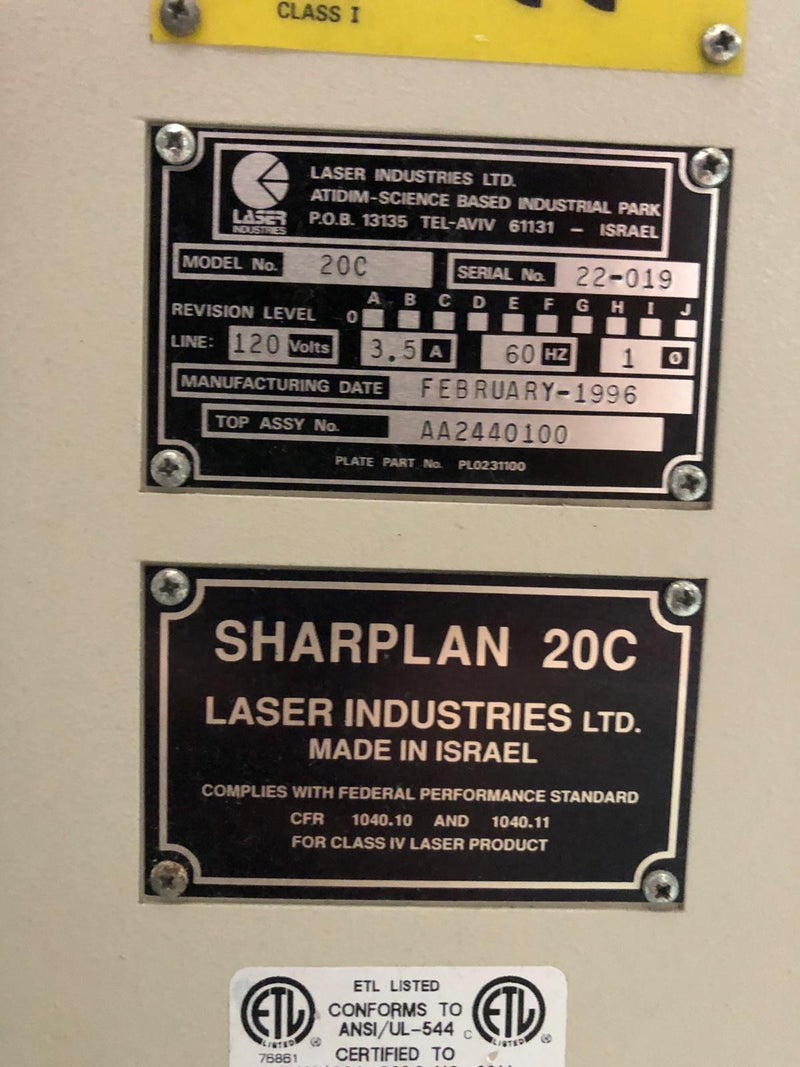 Sharplan 20C CO2 Laser