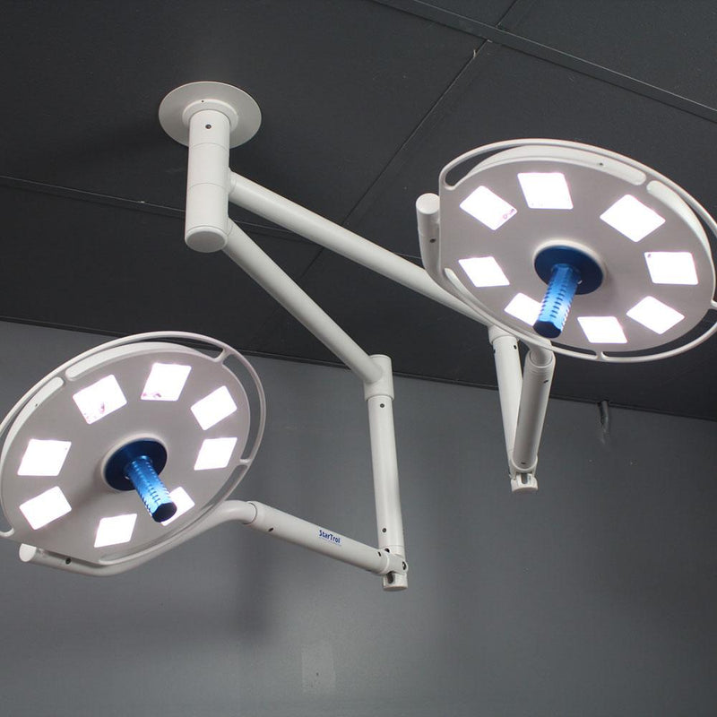Startrol Galaxy 8×4 Dual Ceiling Mounted LED Light 140,000 LUX EACH