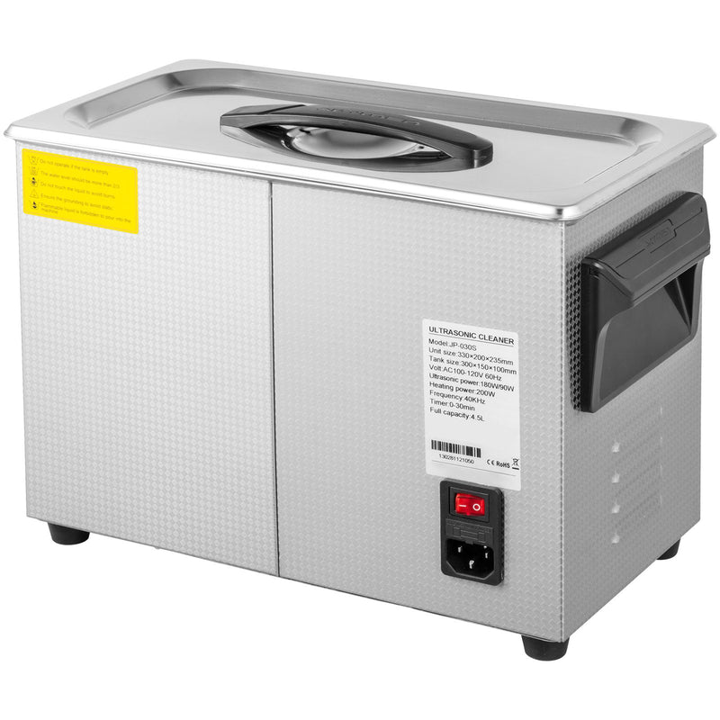 Ultrasonic Cleaner 4.5 Liter Capacity
